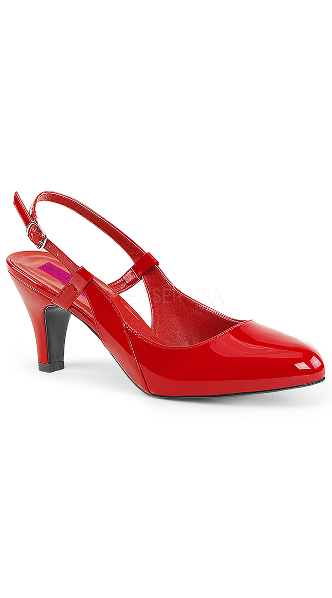 slingback pump heels