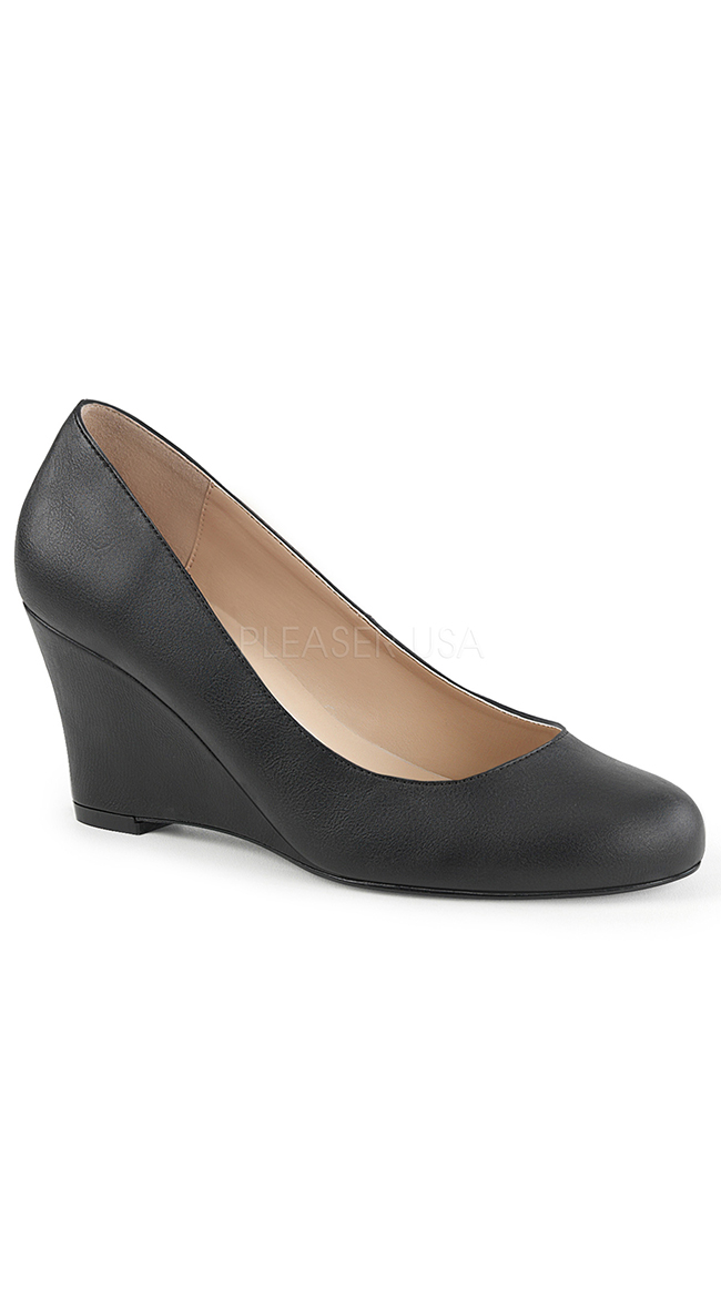 black wedge pump