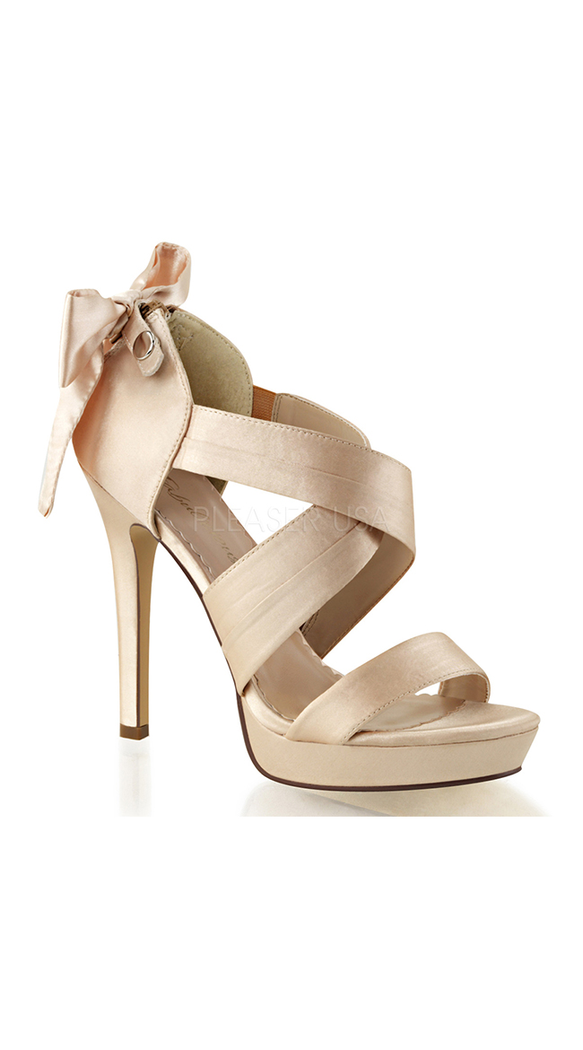 satin strap sandals
