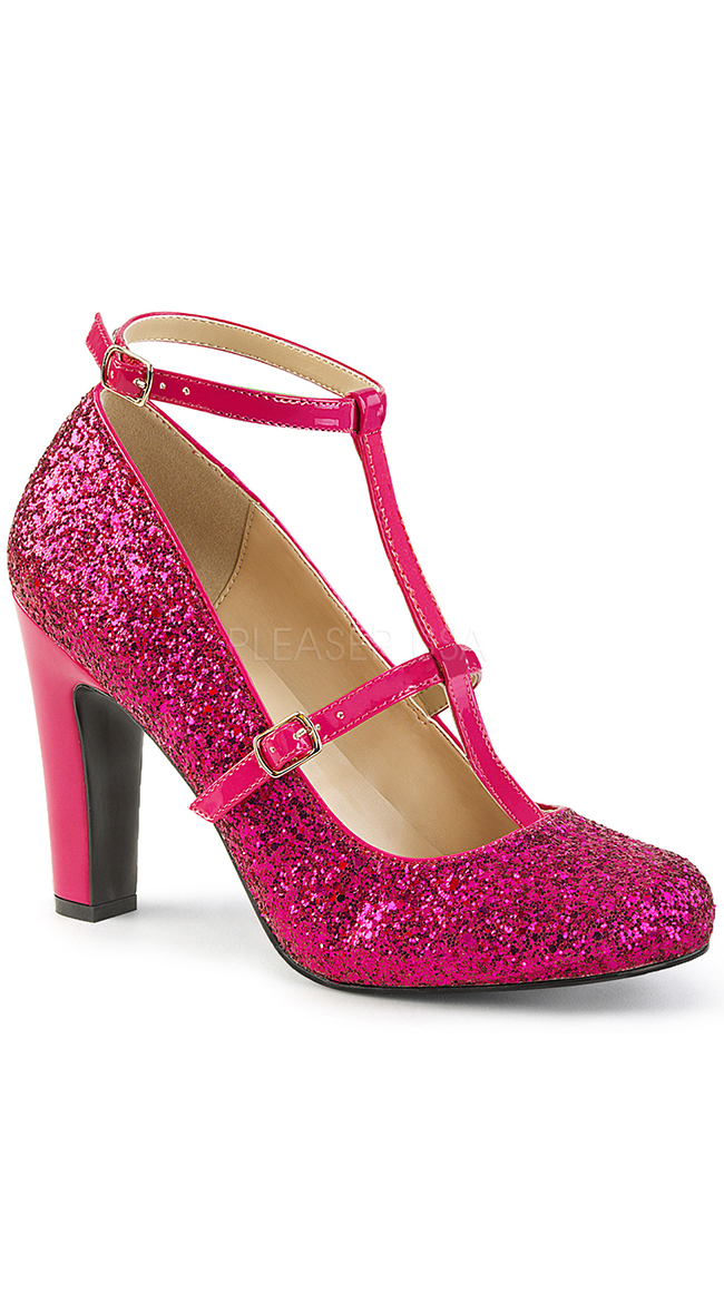 glitter pumps new look