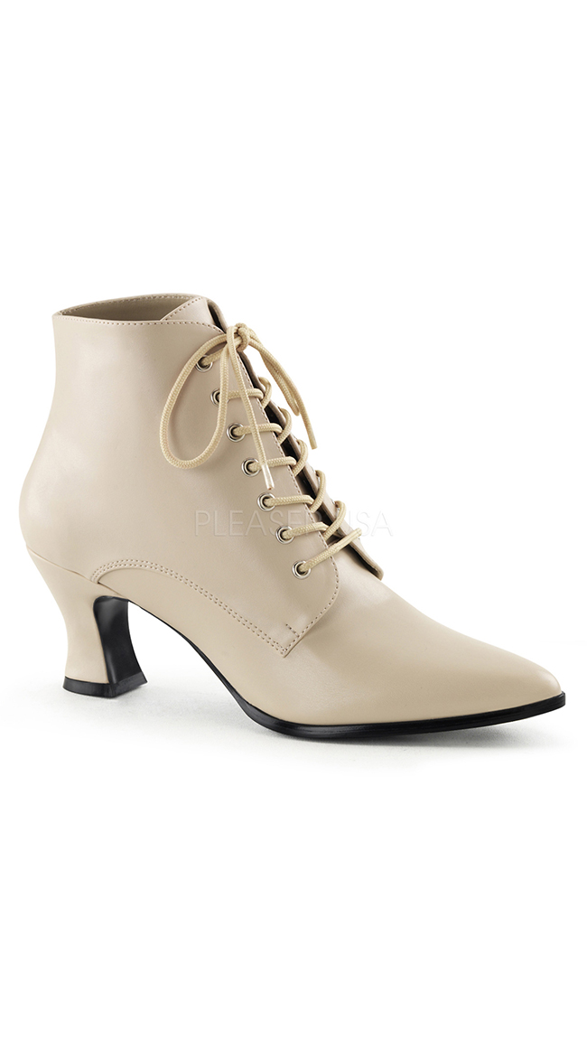 Victorian Lace Up Bootie