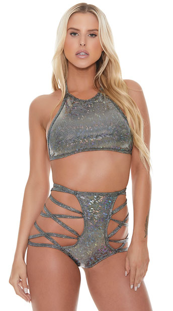One Size Fits Most Womens B/'dazzled Beauty Two Piece Set