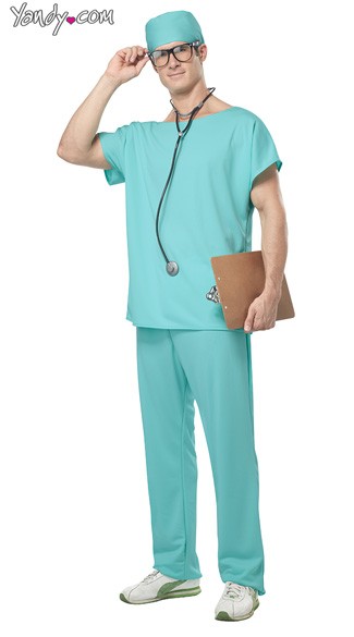  Doctor  Scrubs Costume  Mens Doctor  Costume  Scrubs 