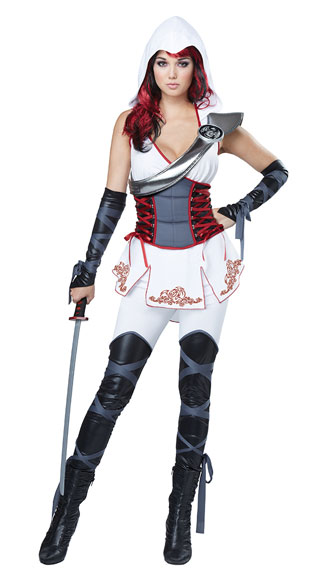 Sexy Lethal Ninja Costume Sexy Ninja Costume White Ninja Costume