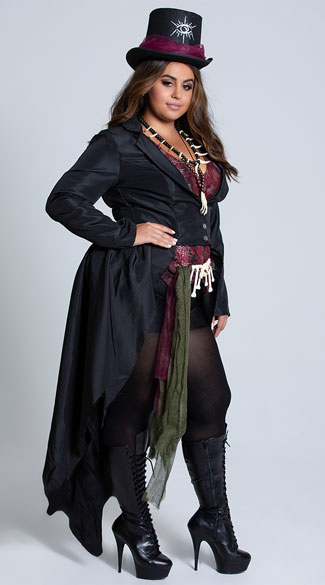 Plus Size Voodoo Magic Costume, Sexy Witch Costume - Yandy.com