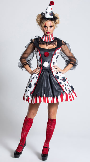 Twisted Clown Costume, Crazy Clown Costume - Yandy.com