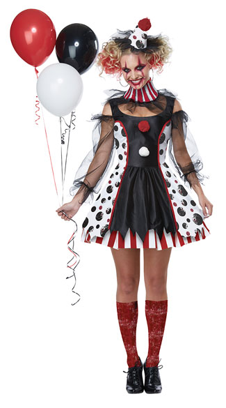 Twisted Clown Costume, Crazy Clown Costume - Yandy.com