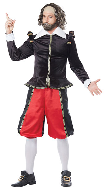 William Shakespeare Costume, men's poet costume - Yandy.com