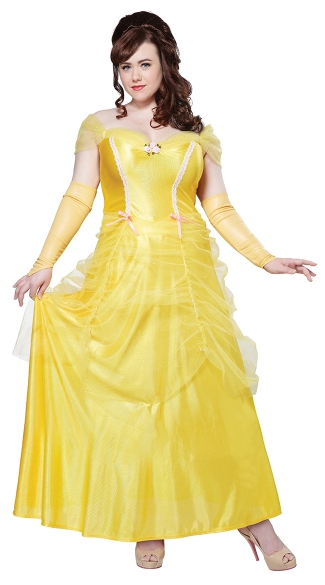 Plus size Classic Beauty Princess Costume, Plus Size Beauty and the ...