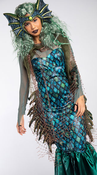 Dark Sea Siren Costume, Sexy Sea Creature Costume - Yandy.com