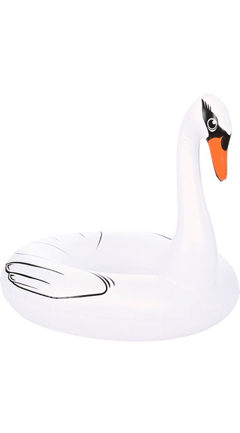 funny swan float