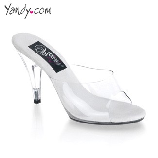 open toe clear perspex cutout stiletto heel