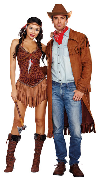 Sexy Western Couples Costume, Hot On The Hunt Costume, huntress costume ...