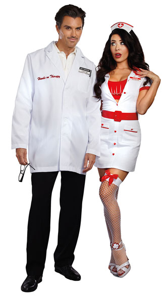 Hospital Hotties Couples  Costume  Heart Throbbing Hottie 