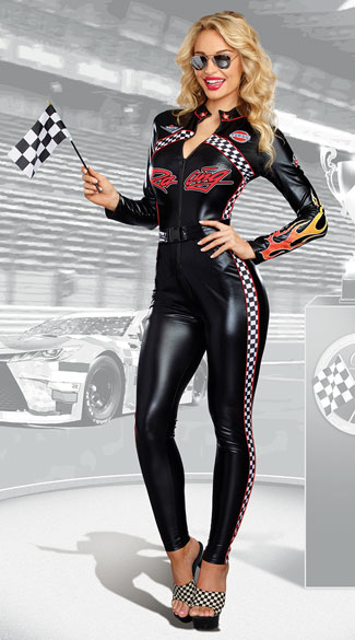 Start Your Engines Costume Sexy Racing Costume