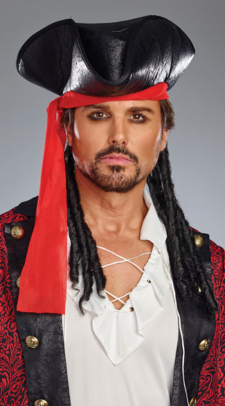 Men's Pirate Hat, Men's Buccaneer Hat - Yandy.com