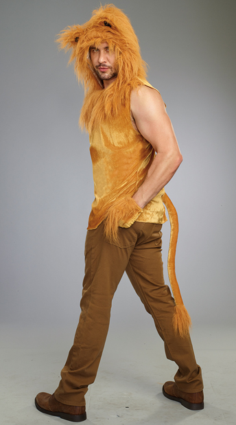 Men's King of the Jungle Costume - As Shown