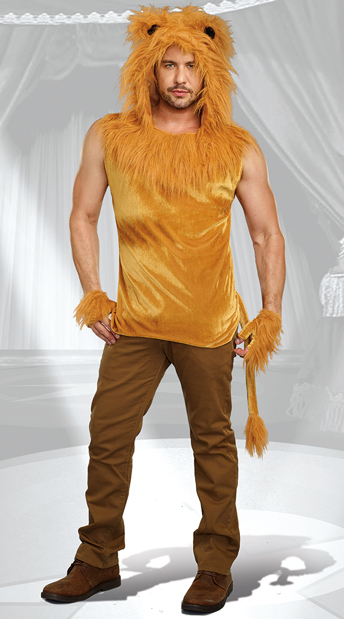 Men's King of the Jungle Costume - As Shown
