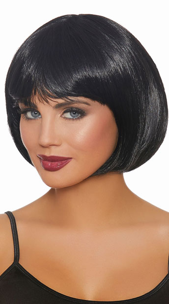 Short Black Bob Wig, Black Wig - Yandy.com