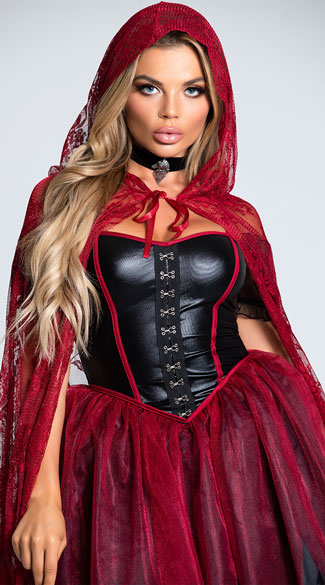 Big Bad Red Costume, Sexy Little Red Riding Hood - Yandy.com