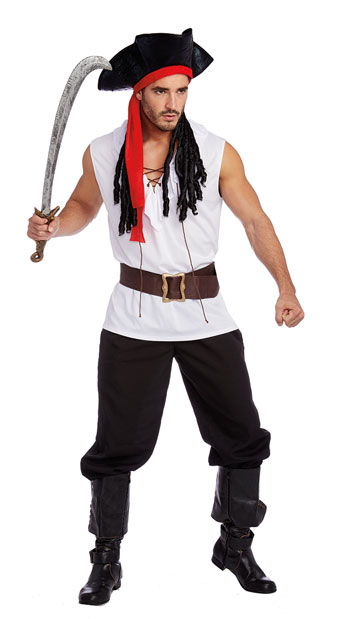 Men's Seas The Day Costume, Men's Pirate Costume - Yandy.com