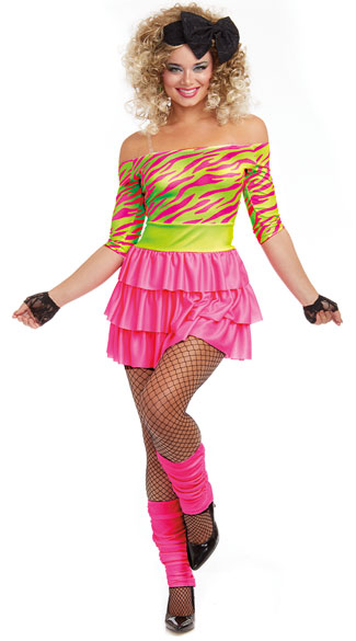 Girls Wanna Have Fun Costume, Sexy 80's Costume-Yandy.com