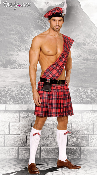 mens irish kilt costume