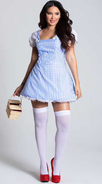 girls navy gingham dress