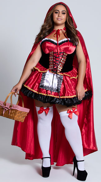 Plus Size Little Red Costume Plus Size Sexy Red Riding Hood Costume Plus Size Little Red Riding Hood Costume Yandy Com