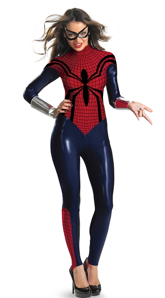Spider Girl Costume, Womens Spiderman Costume, Sexy Spider Man Costume