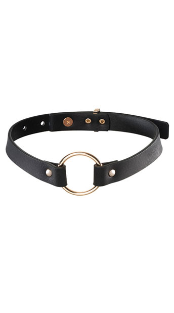 Bijoux Black Ring Choker, black choker necklace - Yandy.com