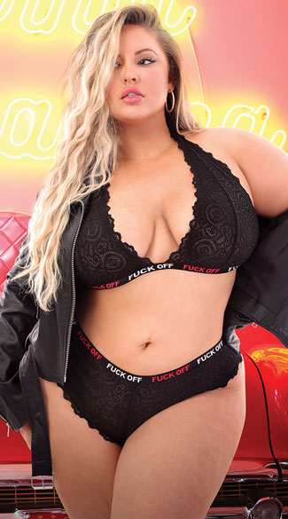 triangle plus size bralette
