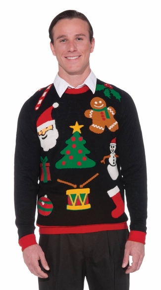Plus Size Everything Christmas Sweater, Ugly Christmas Sweater, Mens ...