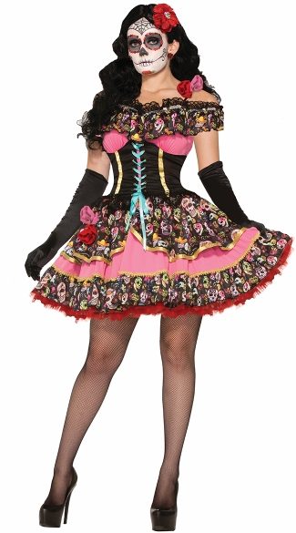 Day of the Dead Senorita Costume, Day of the Dead Costume, Dia de Los ...