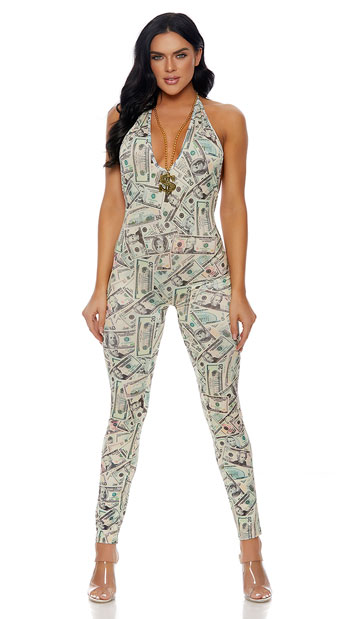 money print jumpsuit
