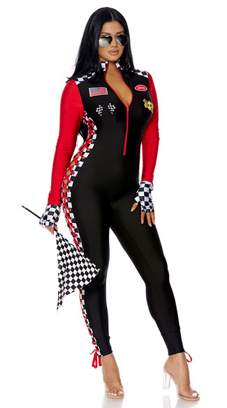 Shift Gears Racer Costume Sexy Racecar Driver Costume