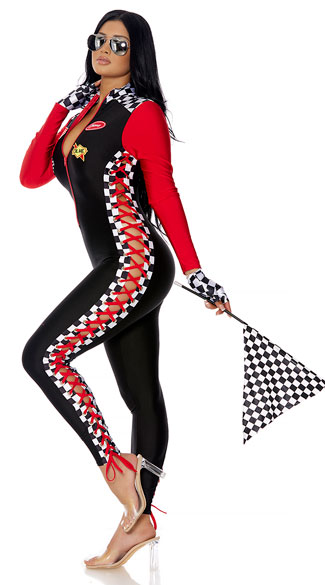 Shift Gears Racer Costume Sexy Racecar Driver Costume 8700