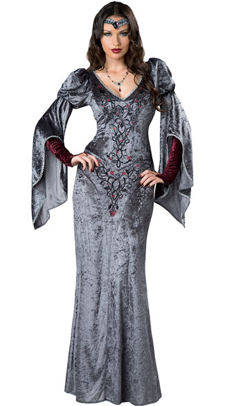 Dark Medieval Maiden Costume, Sexy Medieval Costume, Sexy Medieval ...