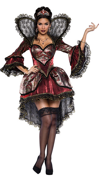 Deluxe Wonderland Queen Costume, Sexy Wonderland Queen Costume, Sexy ...