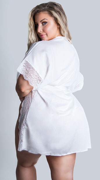 lace robes plus size