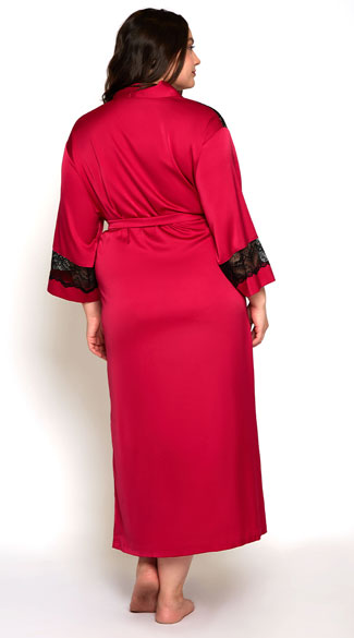 lace robes plus size