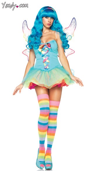 Rainbow Fairy Costume, Fairy Costume, Adult Fairy Costume, Rainbow ...