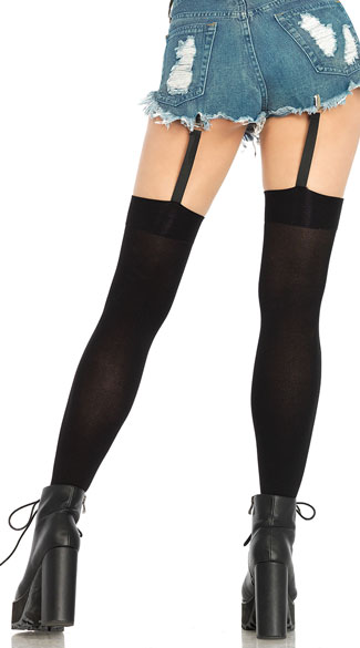 thigh high boot straps