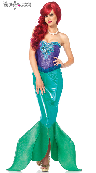 Fairytale Mermaid Costume, Purple and Green Fairytale Mermaid Costume ...