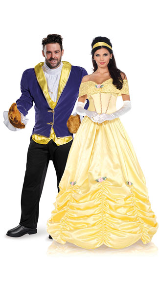 Classic Fairytale Couples Costume, Classic Beauty Princess Costume ...