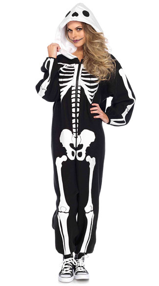 Skeleton Kigarumi Onesie Costume, Skeleton Onesie Costume, Skeleton Costume