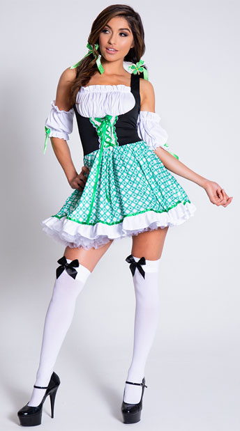 st patricks day fancy dress plus size