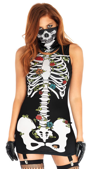 Scary Skeleton Costume Sexy Skeleton Costume