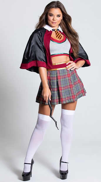 Spellbinding School Girl Costume - Multi