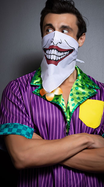 Men's Super Villain Costume - as shown